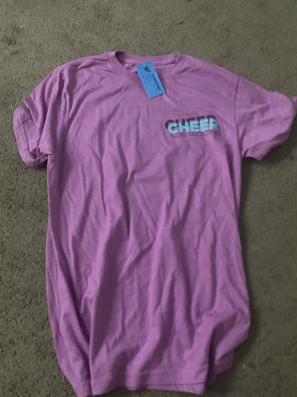 NWT Varsity Pink CHEER Short Sleeve Tee